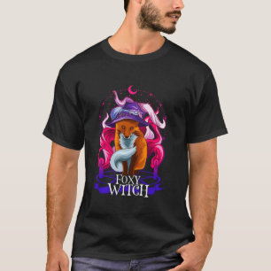 Camiseta Escarnece Halloween Foxy Witume Testemunha Bruxa H