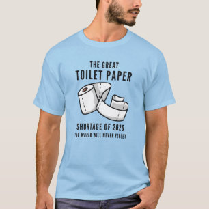 Camiseta Escassez de papel na ferramenta