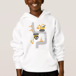 Camiseta Escavadeiras Amarelas Divertidas Projeto de Máquin