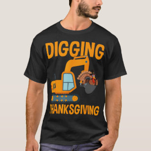 Camiseta Escavador Cair Escavando Graças Engraçado