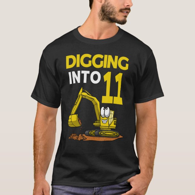 Camiseta Escavador De 11 Aniversários (Frente)