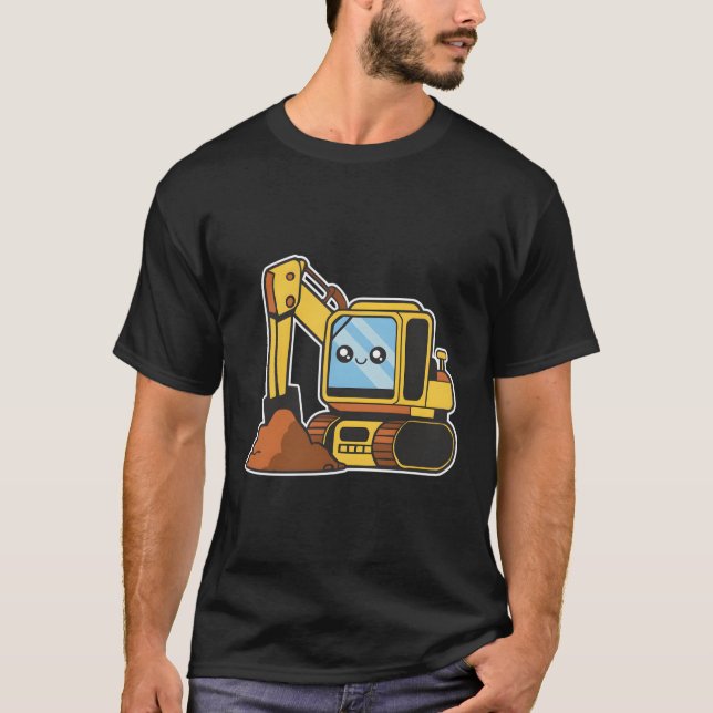 Camiseta Escavador De BD Para Crianças (Frente)