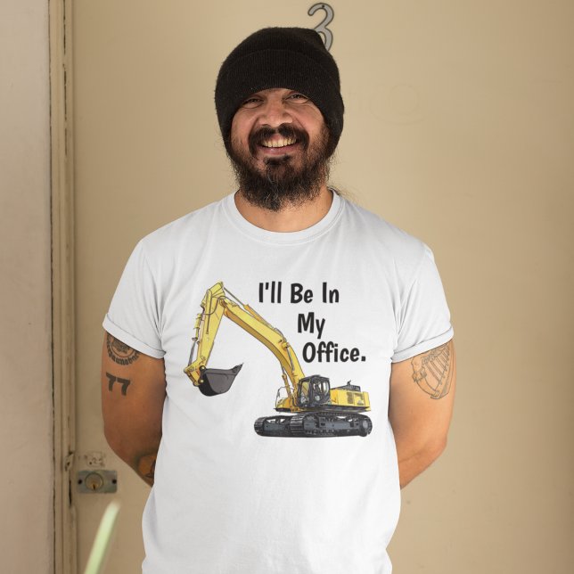 Camiseta Escavador Funny de Equipamento Pesado (Cool Excavator Heavy Equipment Operator Shirt)