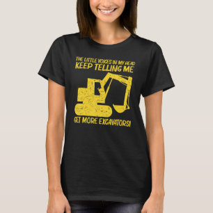 Camiseta Escavador legal Para Homens Ópera De Equipamento P