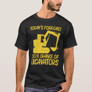 Camiseta Escavador legal Para Homens Ópera De Equipamento P