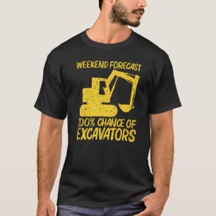 Camiseta Escavador legal Para Homens Ópera De Equipamento P