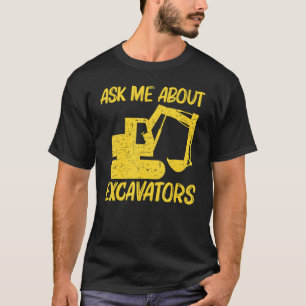 Camiseta Escavador legal Para Homens Ópera De Equipamento P