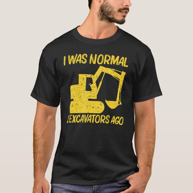 Camiseta Escavador legal Para Homens Ópera De Equipamento P (Frente)