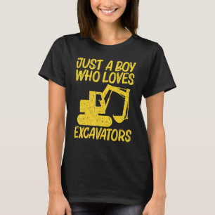 Camiseta Escavador legal Para Meninos Ópera De Equipamento