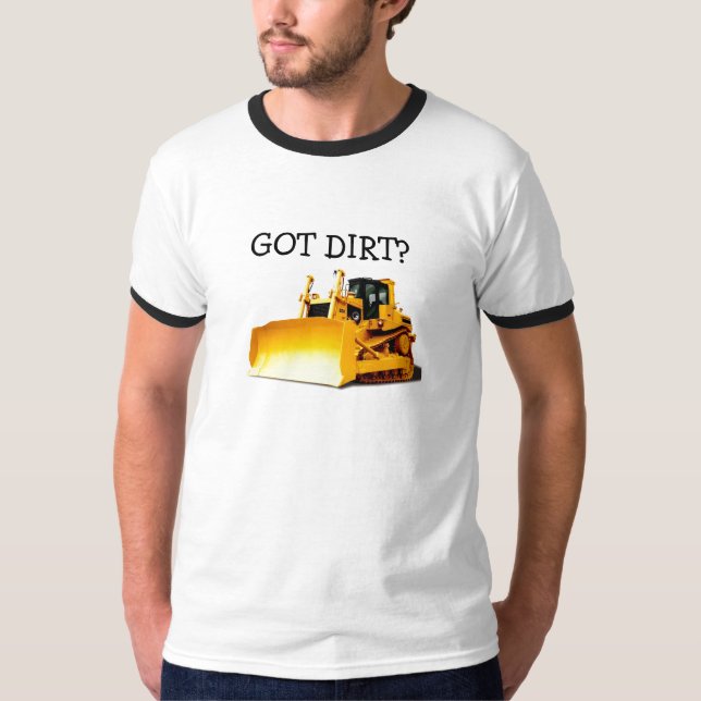 Camiseta Escavadora, OBTIDA a SUJEIRA? (Frente)