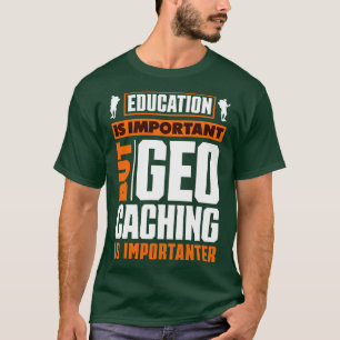 Camiseta Escavenger caçando Geocaching para Engraçado Geoca
