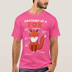 Camiseta Esclarecimento À Raposa Da Raposa Anatomia De Rapo