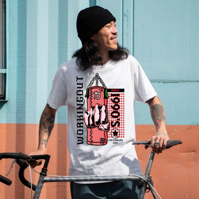 Camiseta Esclarecimento desde os anos 1990 no gráfico Los A (Criador carregado)