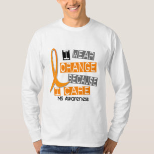 Camiseta Esclerose múltipla do MS eu visto a laranja porqu