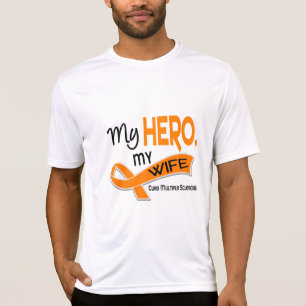 Camiseta Esclerose múltipla do MS MEU HERÓI MINHA ESPOSA 