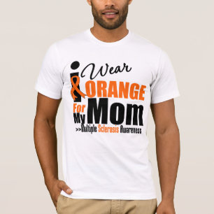 Camiseta Esclerose múltipla eu visto a laranja para minha