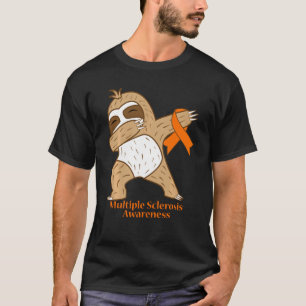Camiseta Esclerose Múltipla Sensibilização Dabbing Sloth Wa