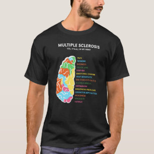 Camiseta Esclerose Múltipla Sensibilização Está Tudo Na Min