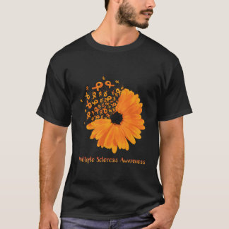 Camiseta Esclerose Múltipla Sensibilização Flor de Fita Esp