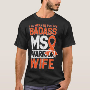 Camiseta Esclerose Sensibilização Mulher Guerreira Badass