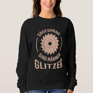 Camiseta Escoamento circular do carpinteiro dizendo Sägespä
