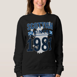Camiseta Escocês desde 1981 Lion Scotland Família H