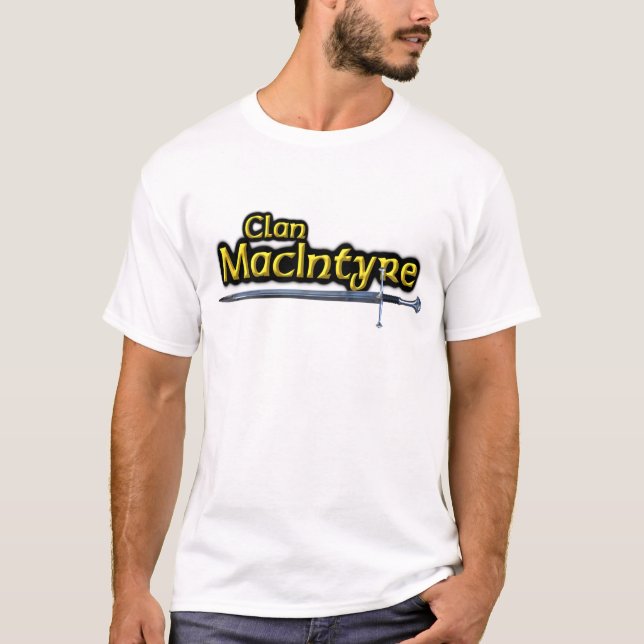 Camiseta Escocês Inspirado no Clã MacIntyre (Frente)