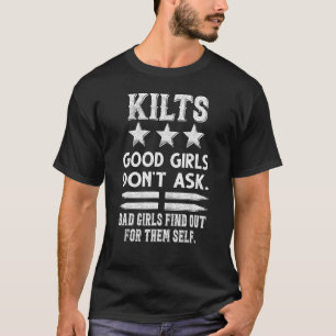 Camiseta Escocês mata boas garotas não perguntem à Escócia