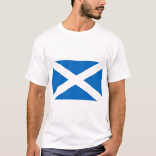 Camiseta escocesa da bandeira