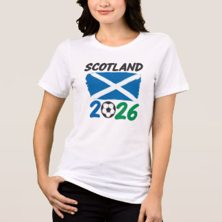 Camiseta Escócia 2026 Design de Fã de Futebol / Saltire e P