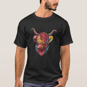 Camiseta Escócia Highland Fazenda de Bovinos Criação de Bov