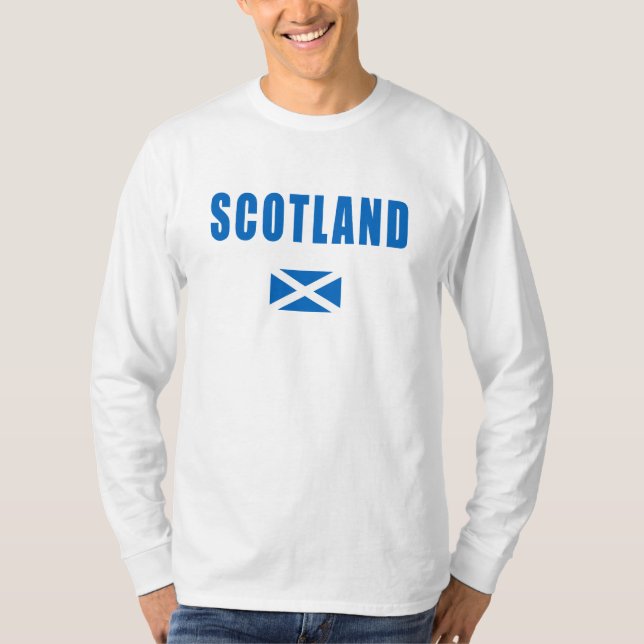 Camiseta Escócia Manga Longa (Frente)