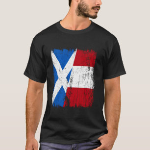 Camiseta Escócia Peru Meia Bandeira Patrimônio Escocês Peru