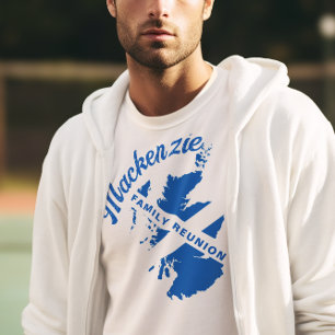 Camiseta Escócia Sinalizador de Reunião Familiar