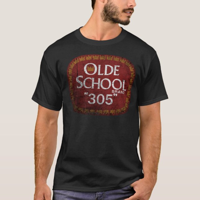 Camiseta Escola "305" de Olde Miami (Frente)