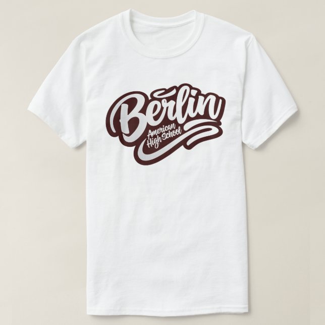 Camiseta Escola Americana de Berlim (Frente do Design)
