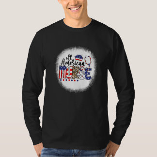 Camiseta Escola Americana de Enfermagem de Enfermeira Sangr