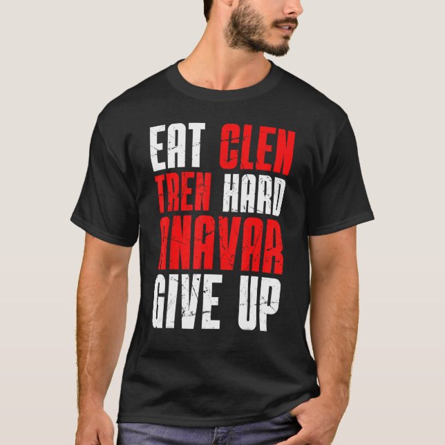 Camiseta Escola Antiga Comendo Clen Duro Anavar (Frente)