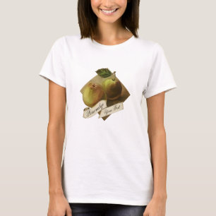 Camiseta Escola Antiga de Frutas de Vintage Personalizadas