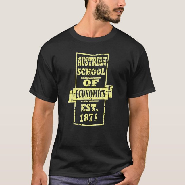 Camiseta Escola Austríaca de Economia Liberdade Capitalista (Frente)