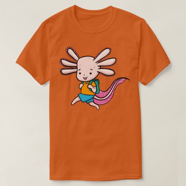Camiseta Escola Axolotl (Frente do Design)