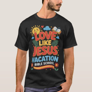 Camiseta Escola Bíblica de Férias Amor Como Jesus Vbs 2025