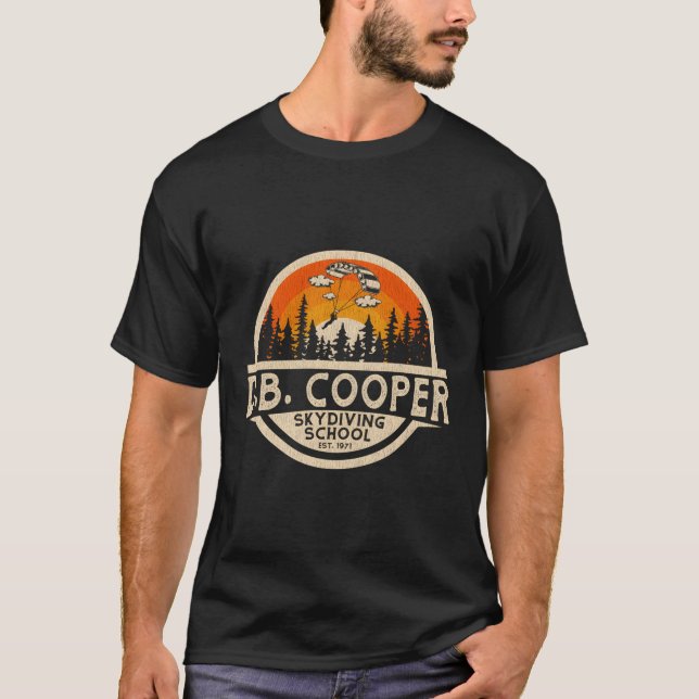 Camiseta Escola Db Cooper Skydiving (Frente)