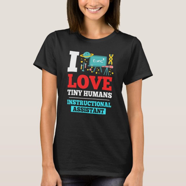 Camiseta Escola de Apreciação de Assistente Instrucional Pr (Frente)