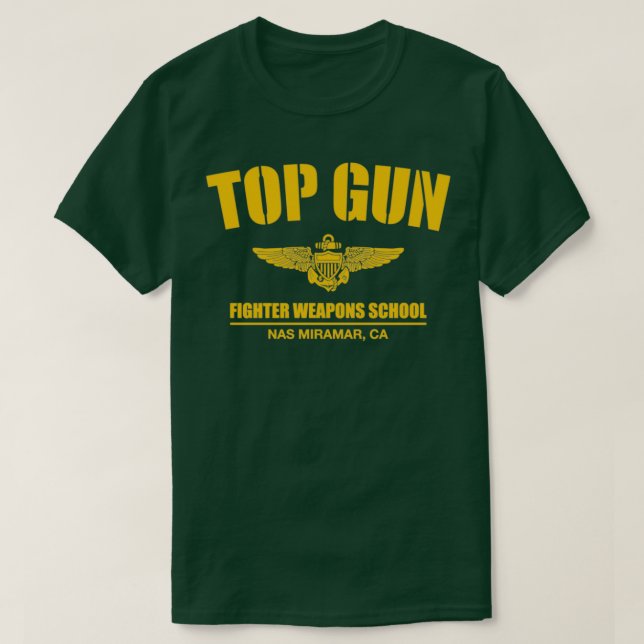 Camiseta Escola de Armas de Combatente (Frente do Design)