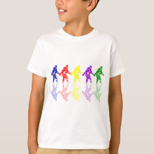 Camiseta ESCOLA de ARTE SQUATCH - logotipo colorido de