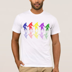 Camiseta ESCOLA de ARTE SQUATCH - logotipo colorido de