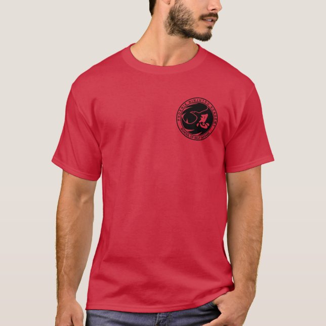 Camiseta Escola de Autodefesa de Phoenix Ninjutsu (Frente)