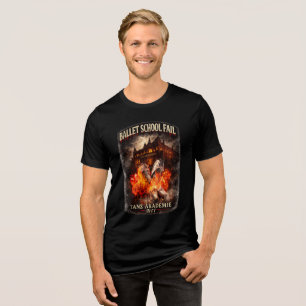 Camiseta Escola de Ballet Fracasso Masculino Bella+Canvas T