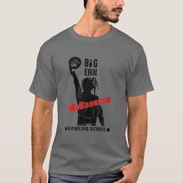 Camiseta Escola de Boliches Mccracken Retro Big Ern, Arco F (Frente)